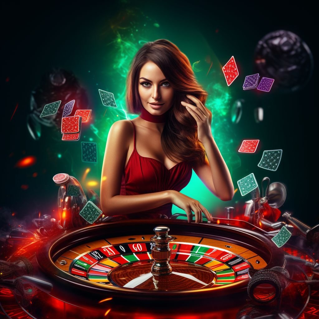 Meja permainan bingo online dengan kartu dan bola